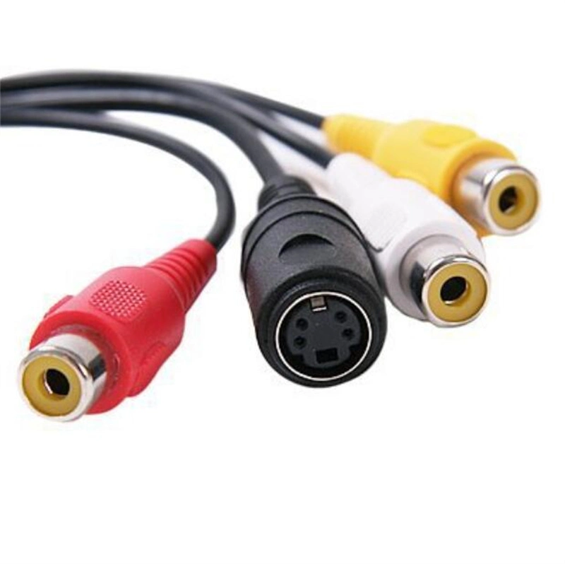 VGA to S-Video 3 RCA AV TV Adapter Converter Cable PC Computer