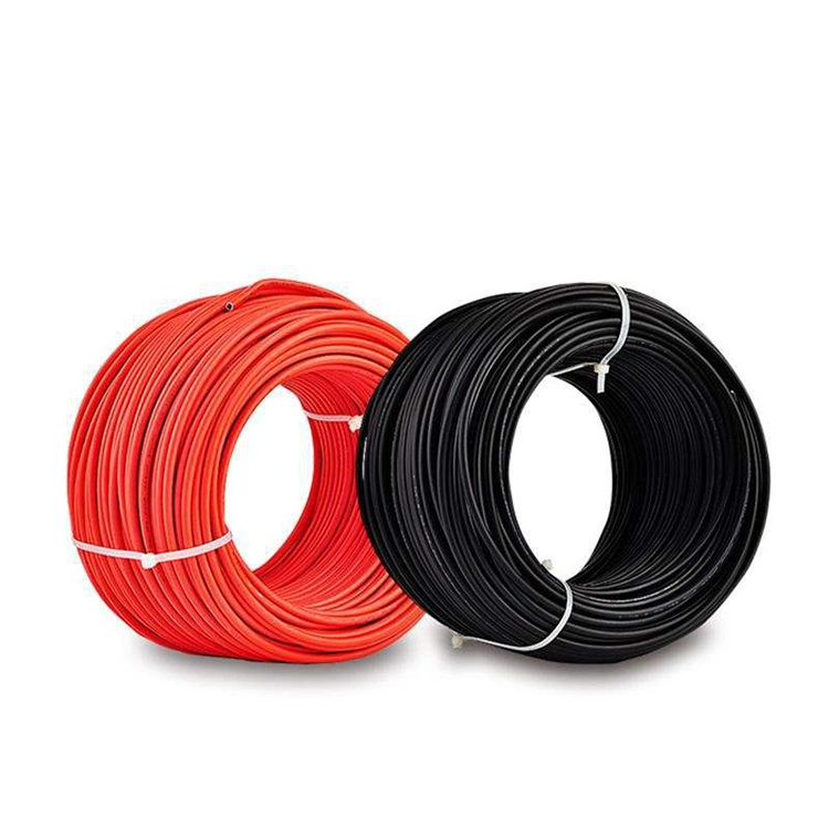 H1z2z2-K TUV Approval 4mm² 6mm² 10mm² Solar Power Cable Wires AC1000V DC 1500V Solar PV Cable